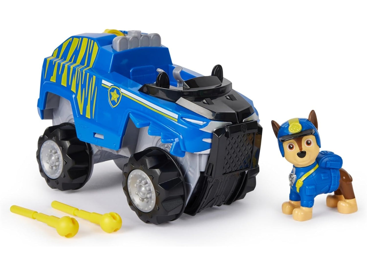 Paw Patrol veicolo giungla trasformabile di Chase, per bambini dai 3+ anni - Spin Master