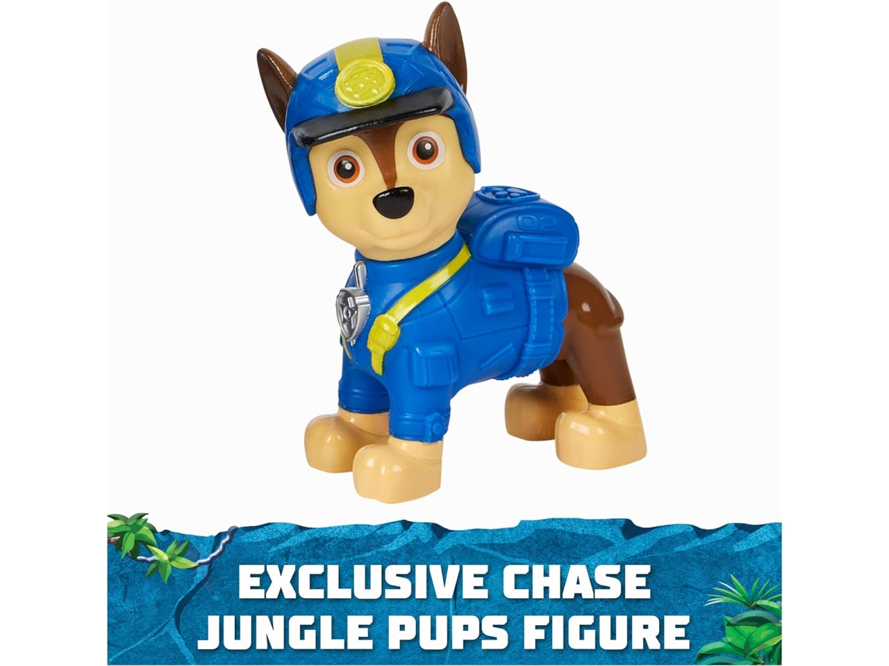 Paw Patrol veicolo giungla trasformabile di Chase, per bambini dai 3+ anni - Spin Master