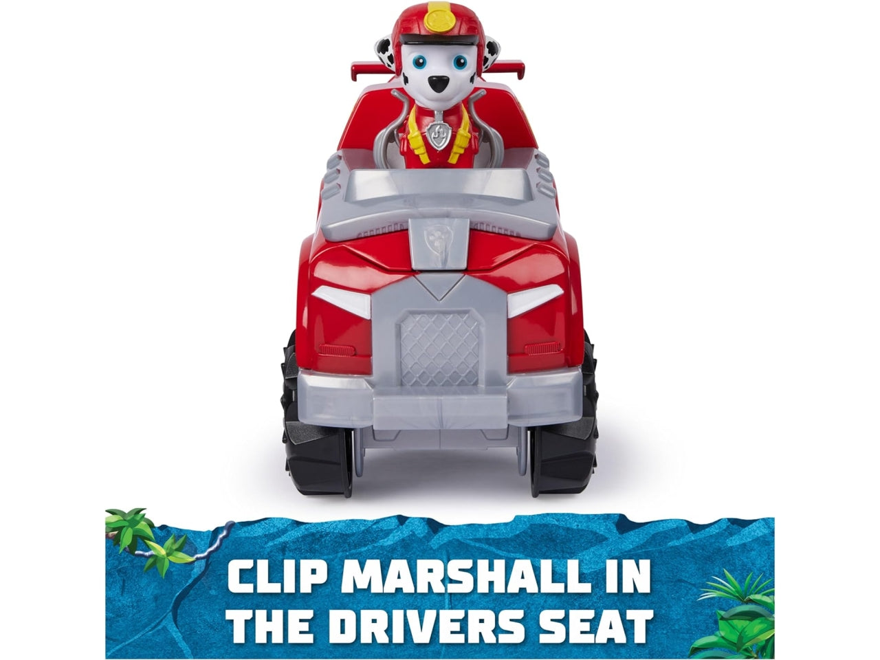 Paw Patrol veicolo giungla camion pompieri di Marshall, per bambini dai 3+ anni - Spin Master