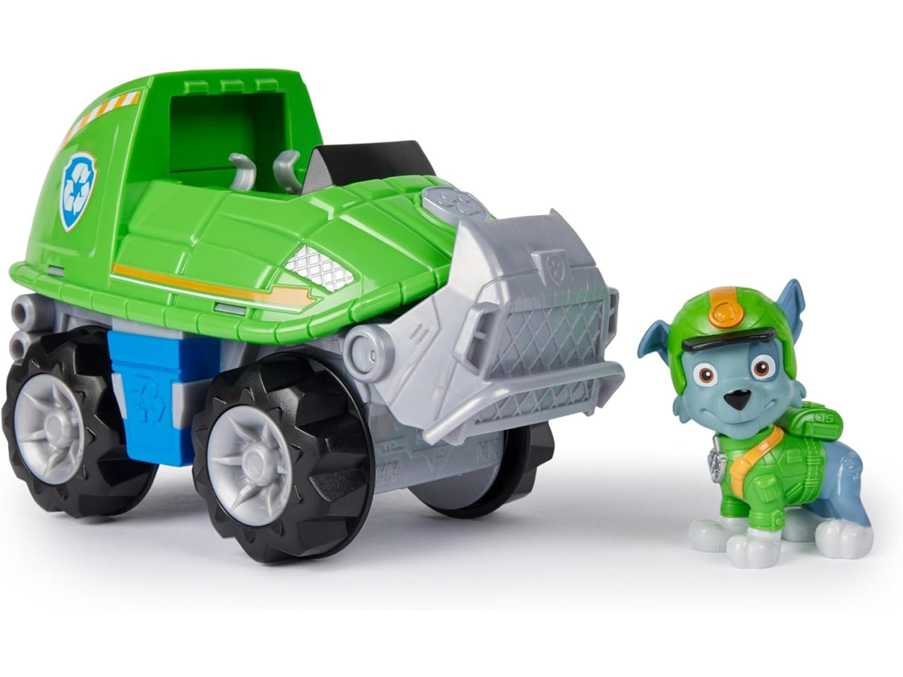 Paw Patrol veicolo giungla tartaruga di Rocky, per bambini dai 3+ anni - Spin Master