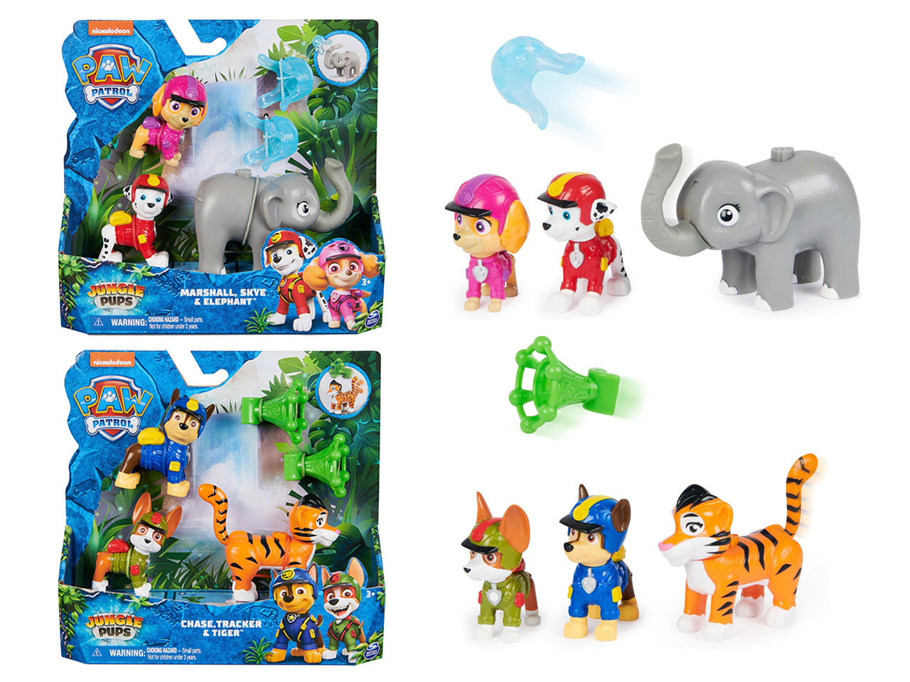 Paw Patrol cuccioli della giungla con lanciamissili per bambini dai 3+ anni - Spin Master