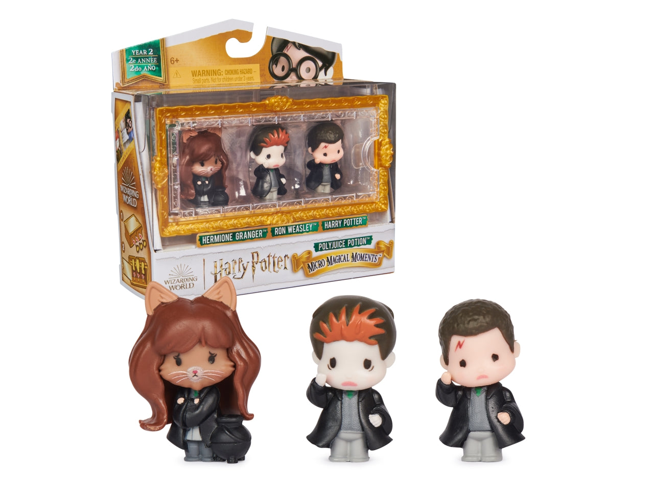 Wizarding world harry potter multi pack da 3 mini personaggi  versione b