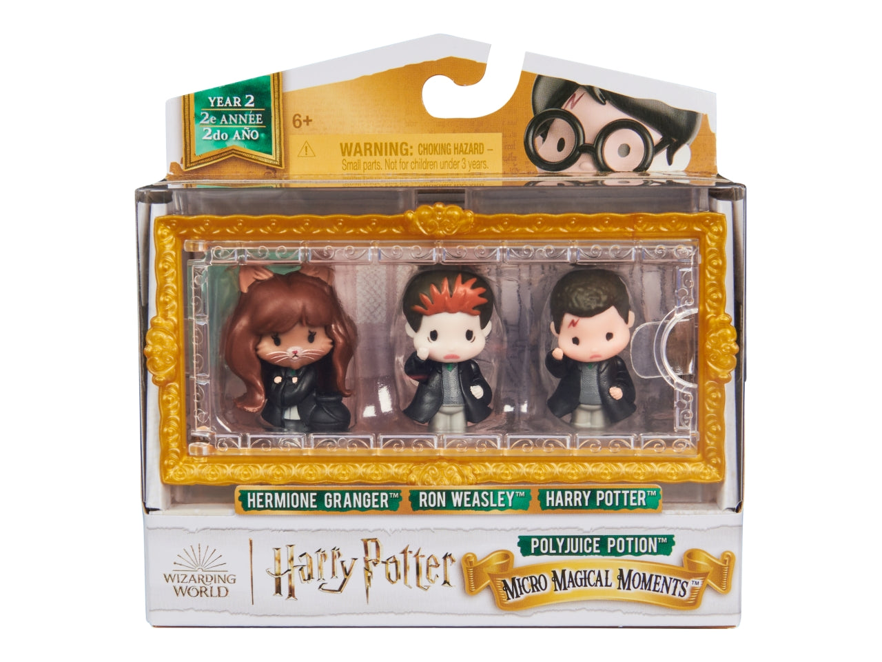 Wizarding world harry potter multi pack da 3 mini personaggi  versione b