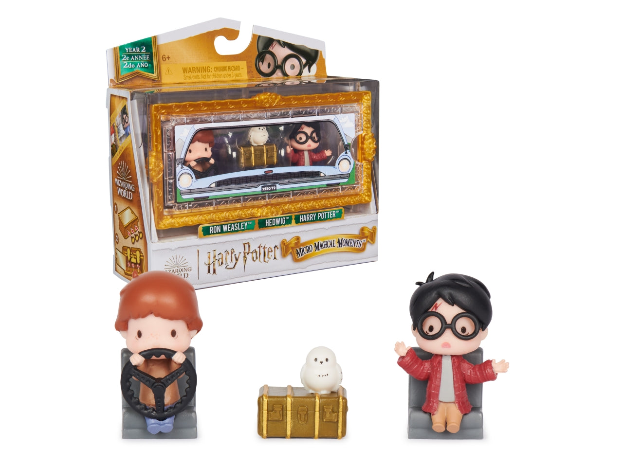 Wizarding world harry potter multi pack da 3 mini personaggi  versione a