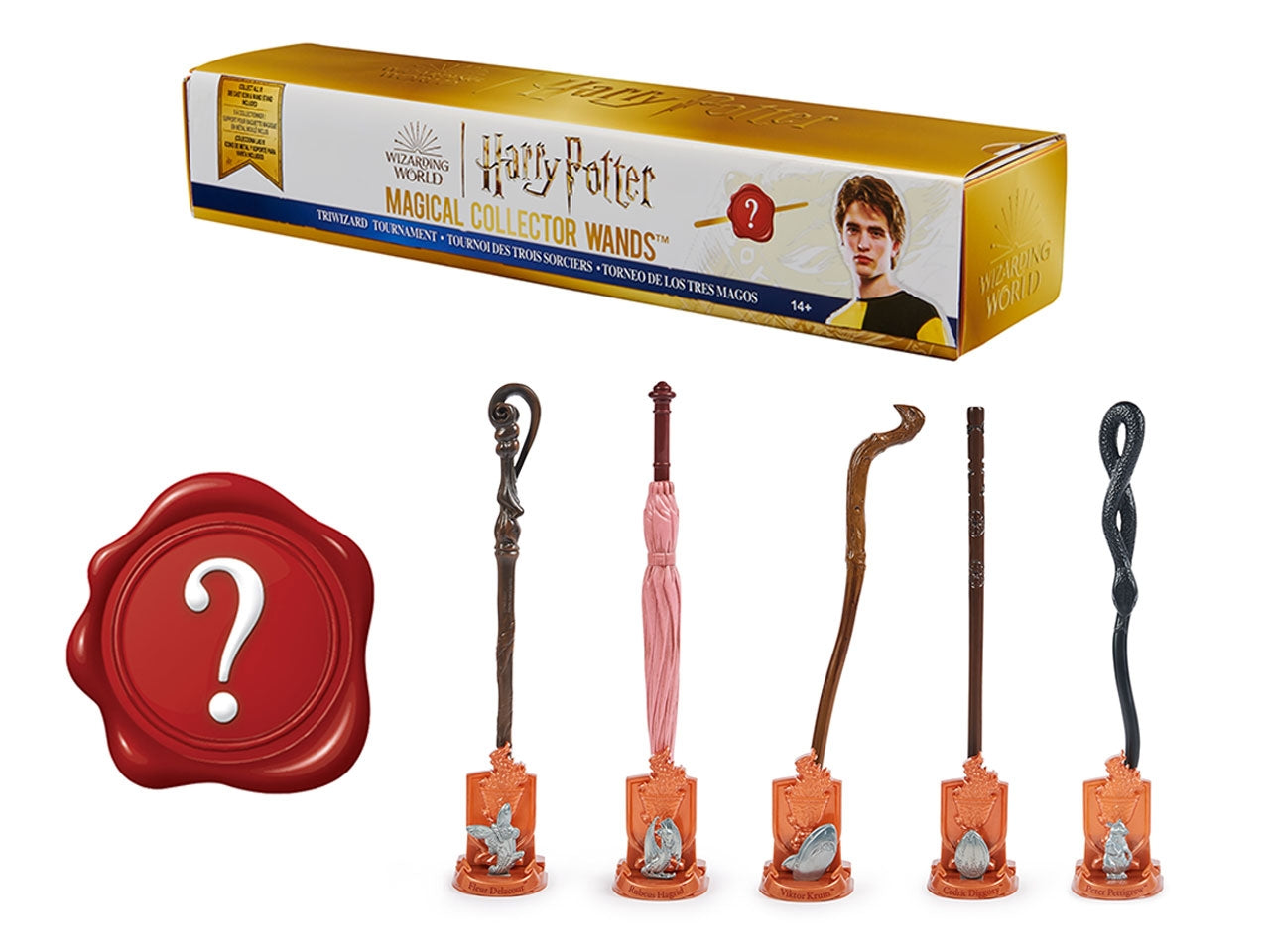 Bacchetta a sorpresa Wizarding world Harry Potter collezionabile, serie Torneo Tremaghi , 30,5 cm - Spin Master