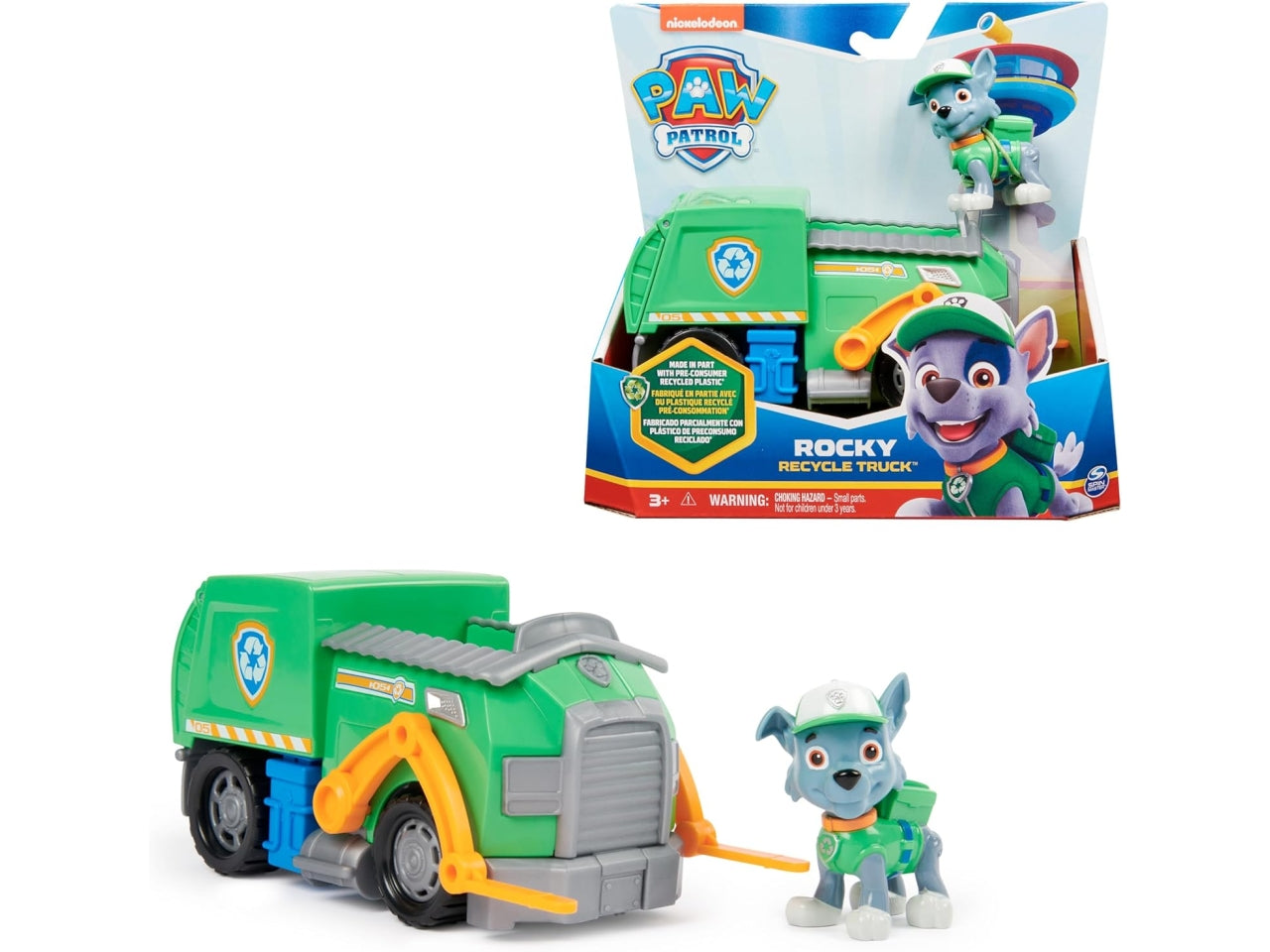 Paw patrol veicolo base rocky eco