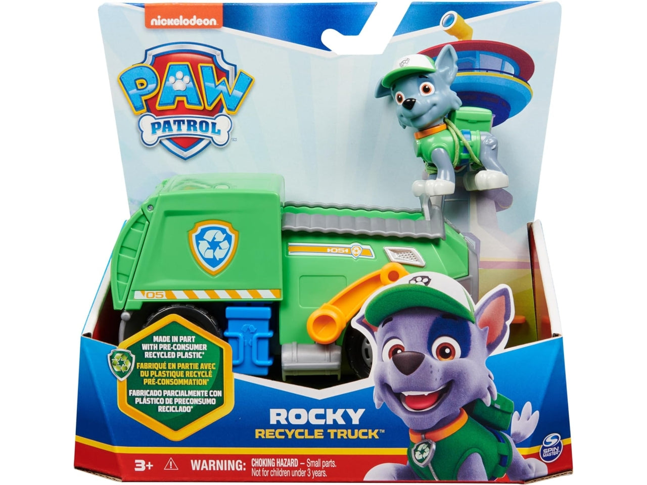 Paw patrol veicolo base rocky eco