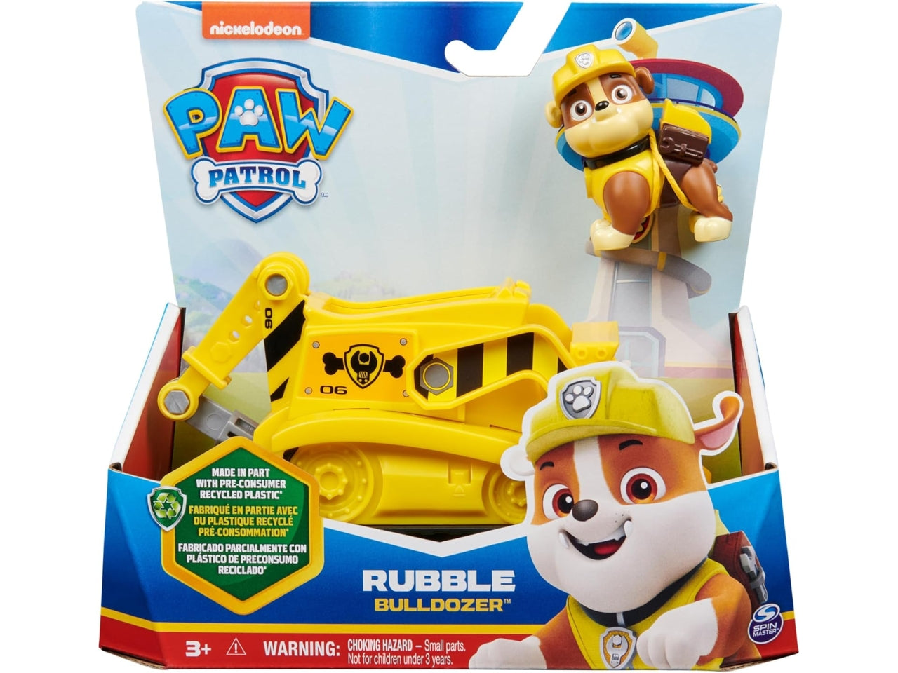 Paw patrol veicolo base rubble eco