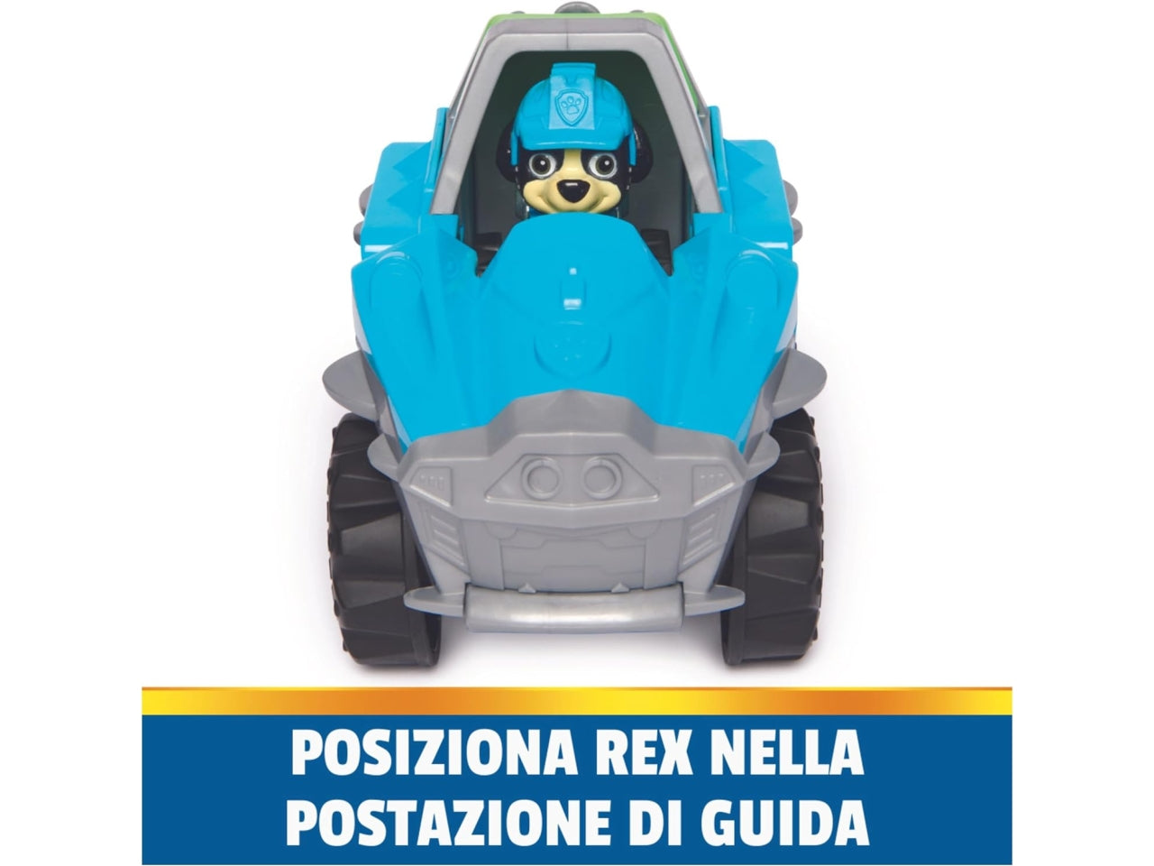 Paw Patrol veicolo da salvataggio di Rex con personaggio incluso per bambini dai 3+ anni - Spin Master