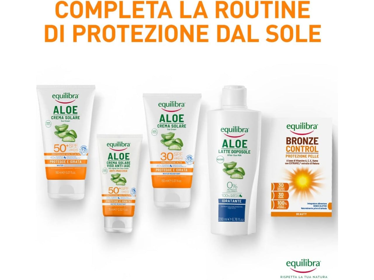 Equilibra solare latte doposole aloe 200ml