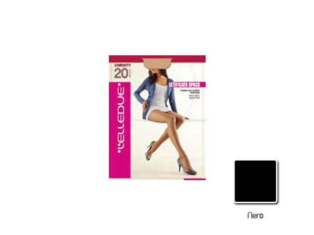 Collant christy 20 den tg3 nero ch2a