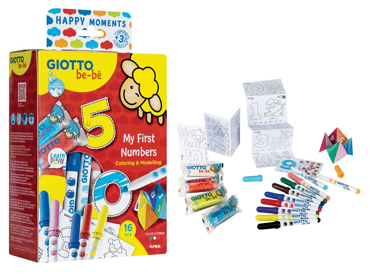 Giotto bebe' happy moments my first numbers F478600