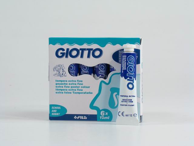 Tempera acrilica Giotto blu oltremare 12 ml