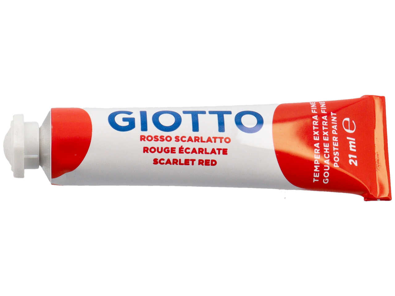 Tempera acrilica Giotto rosso scarlatto 21 ml