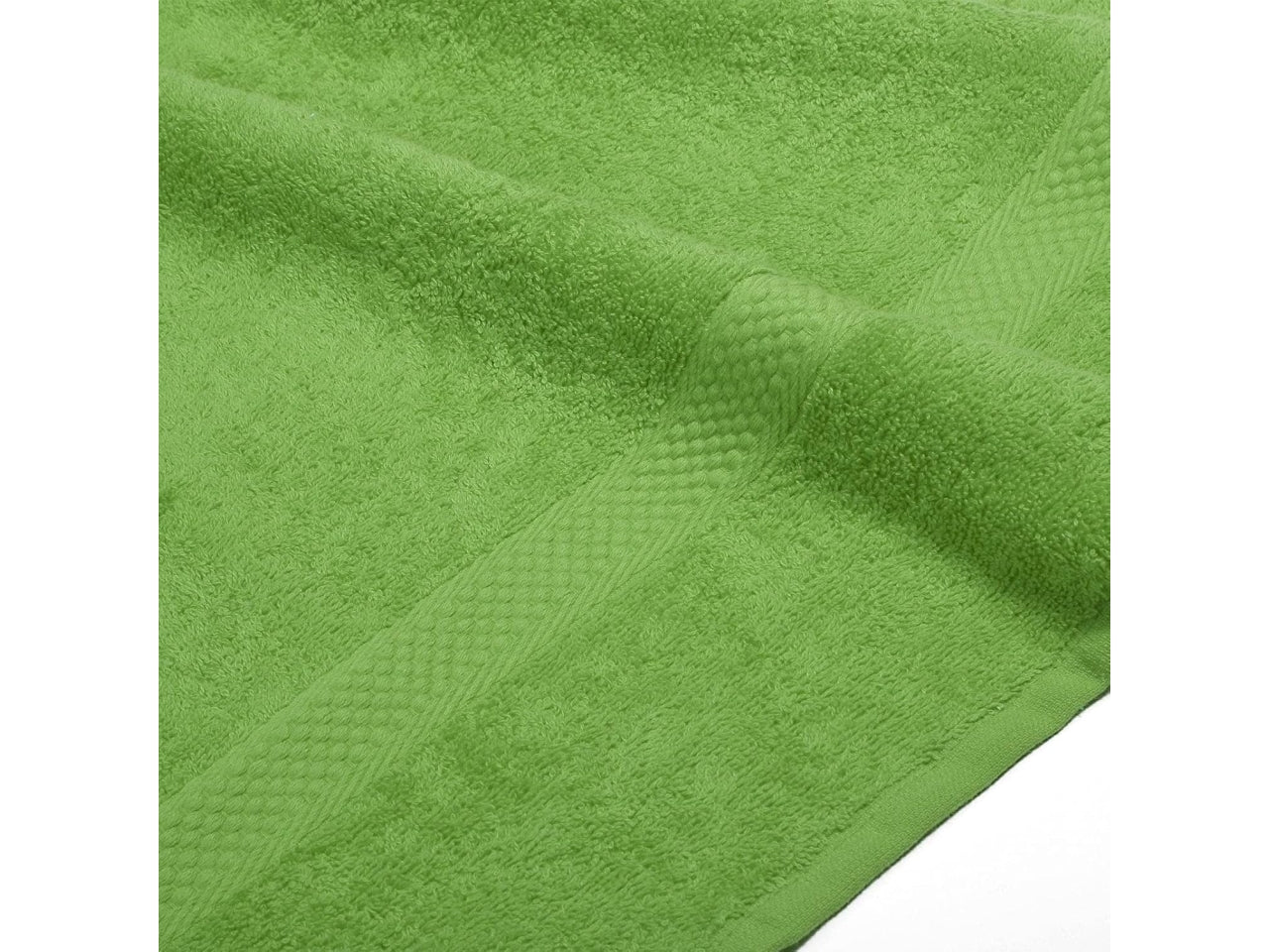 Telo da bagno 100x150 verde in cotone 450gr/mq - Caleffi