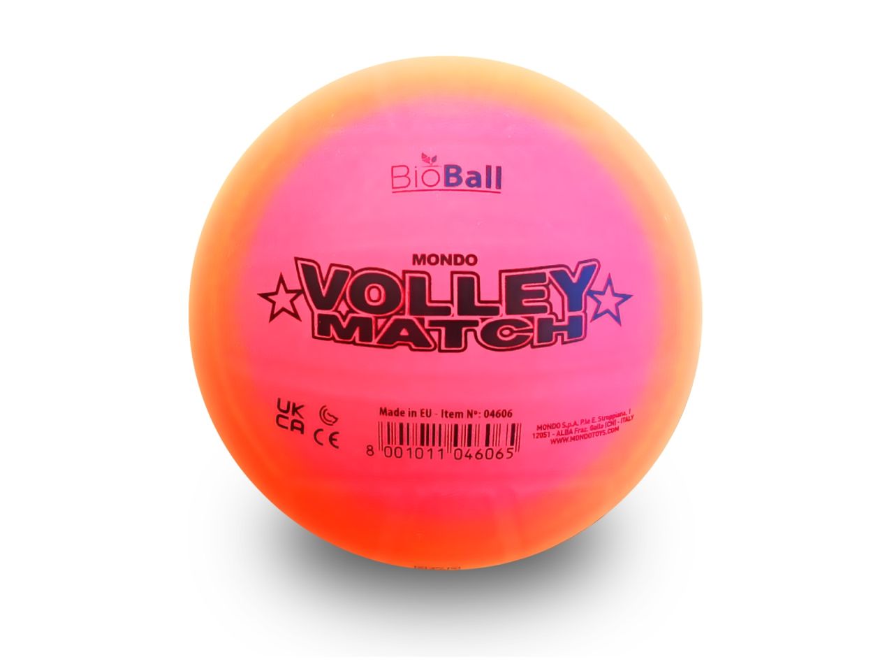 Pallone da volley rainbow match bio 21,6cm sgonfio