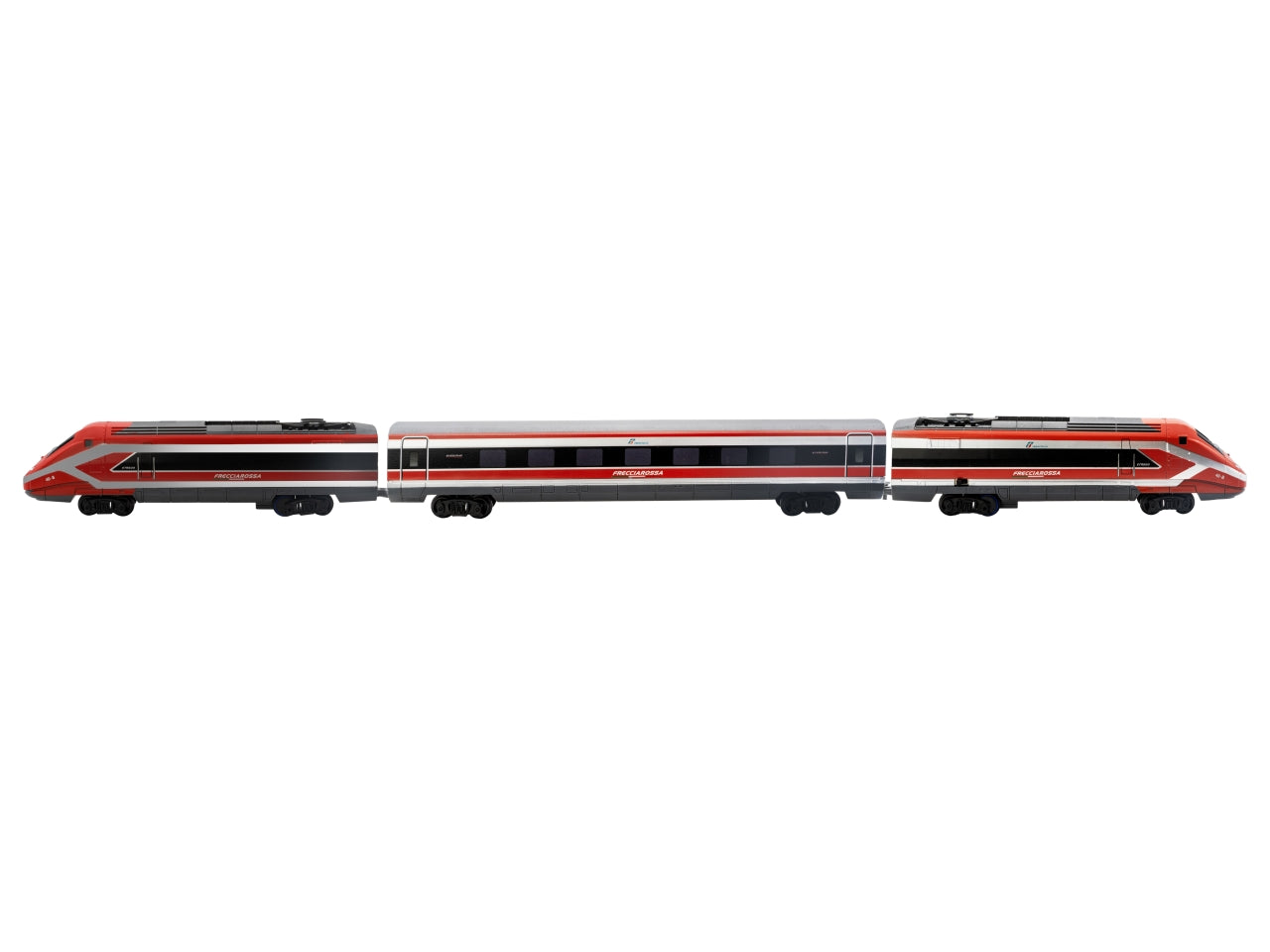 Treno Frecciarossa ETR 500E Rosso e Nero Plastica Scala 1:43 Età 3+ | Re.El.Toys