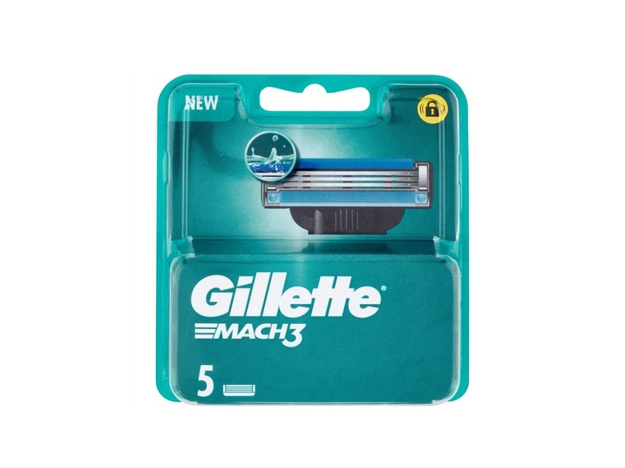 Gillette mach 3 lame la confezione comprende 5 lame$