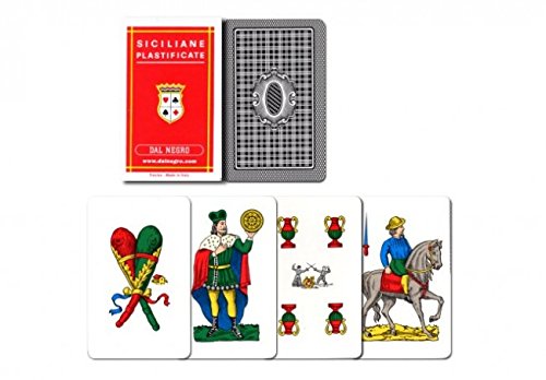 Carte da gioco napoletane n.82 plastica 015002