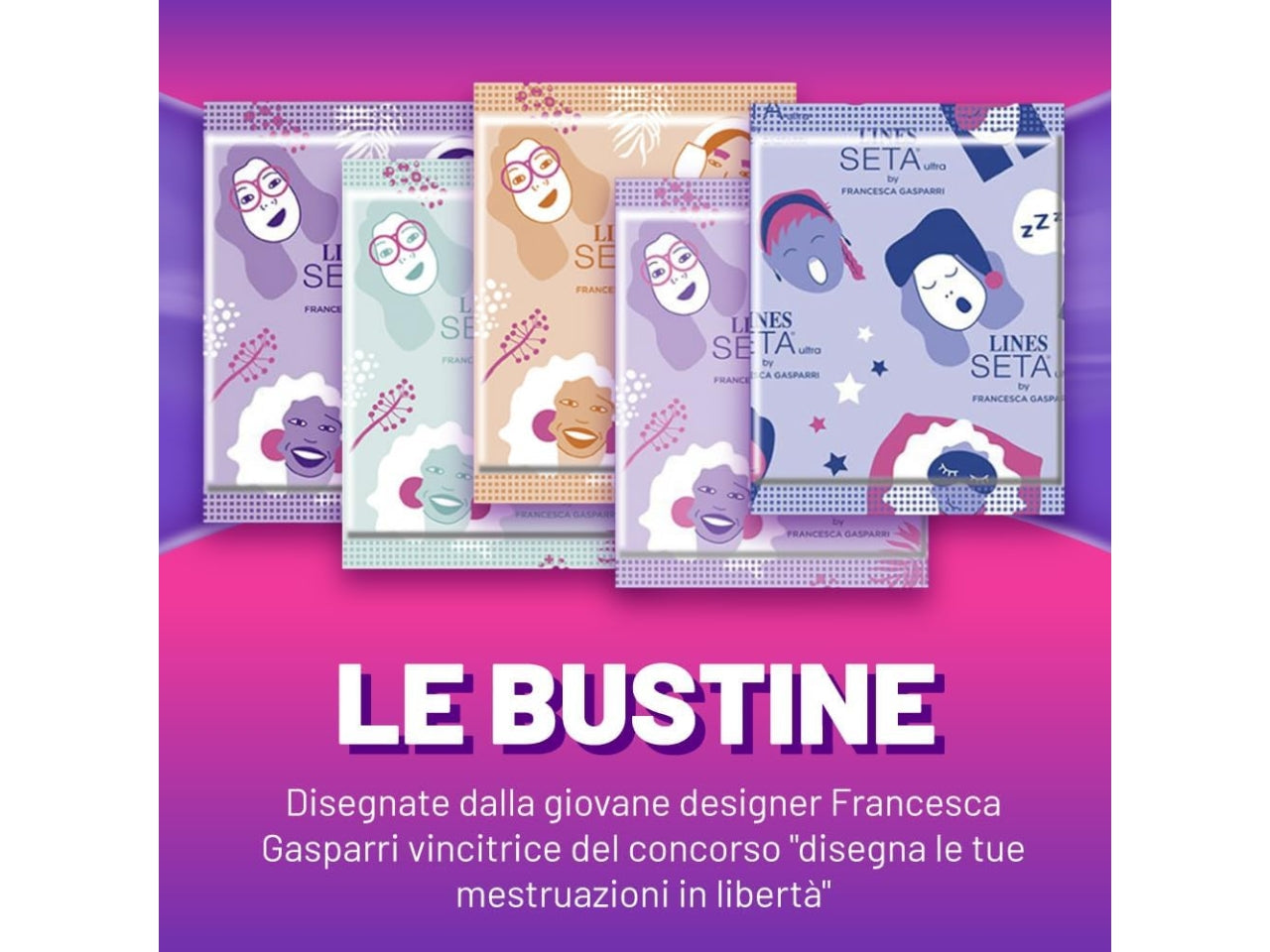 Lines seta assorbenti ultra notte con ali - confezione da 72 assorbenti$