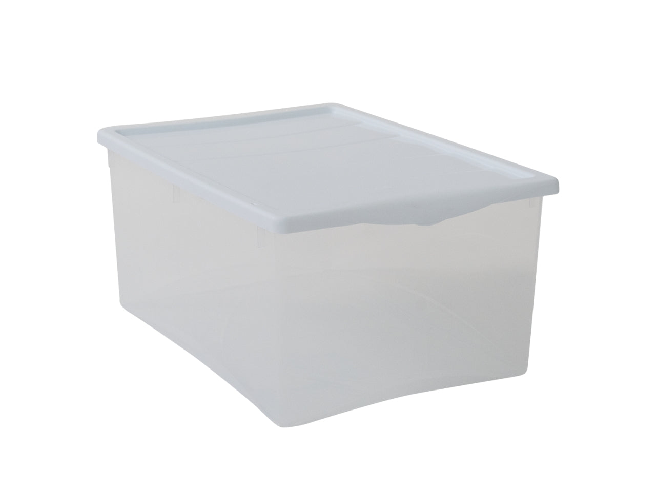 Contenitore box spring l colore bianco misura 55x39x25cm