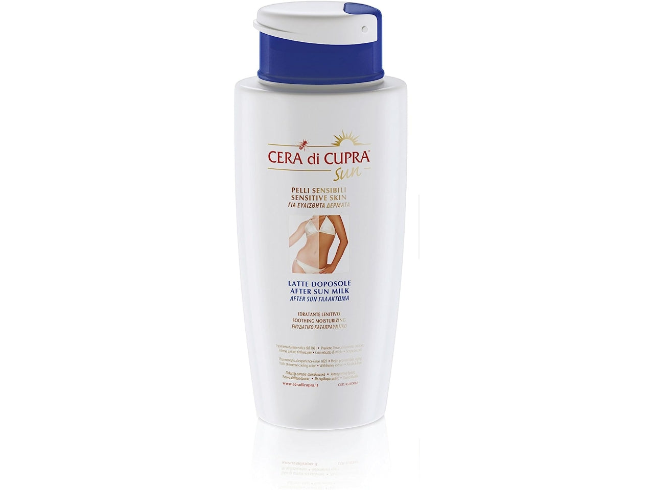 Cera di cupra latte dopo sole formato da 200ml