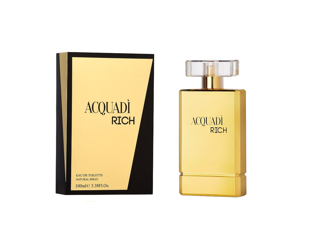 Profumo da uomo Acquadì Rich, eau de toilette speziato 100 ml