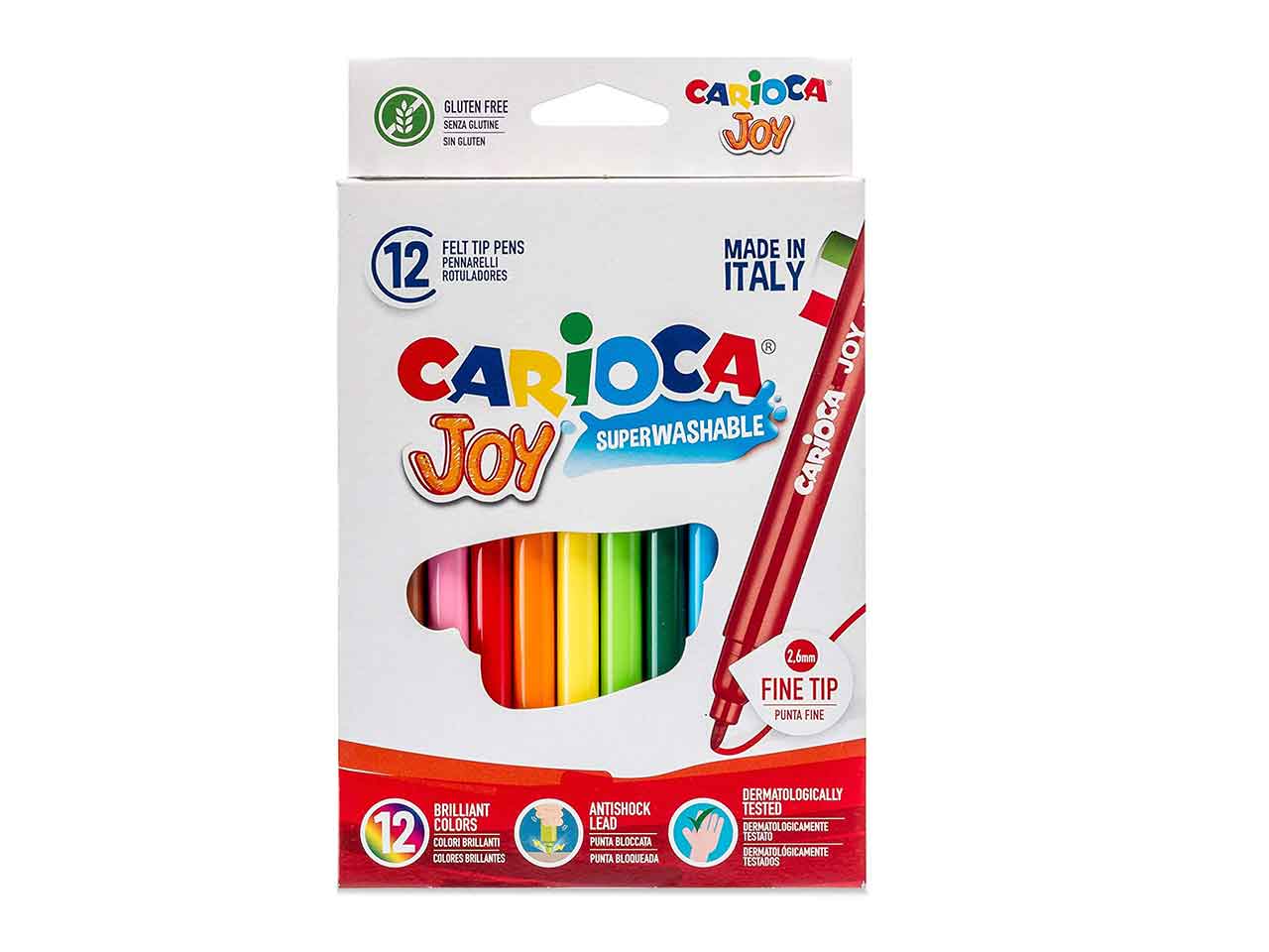 Pennarelli carioca joy 12 pezzi 40614