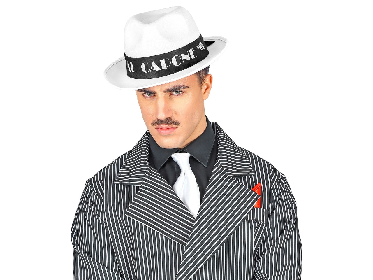 Cappello al capone colore bianco in feltro