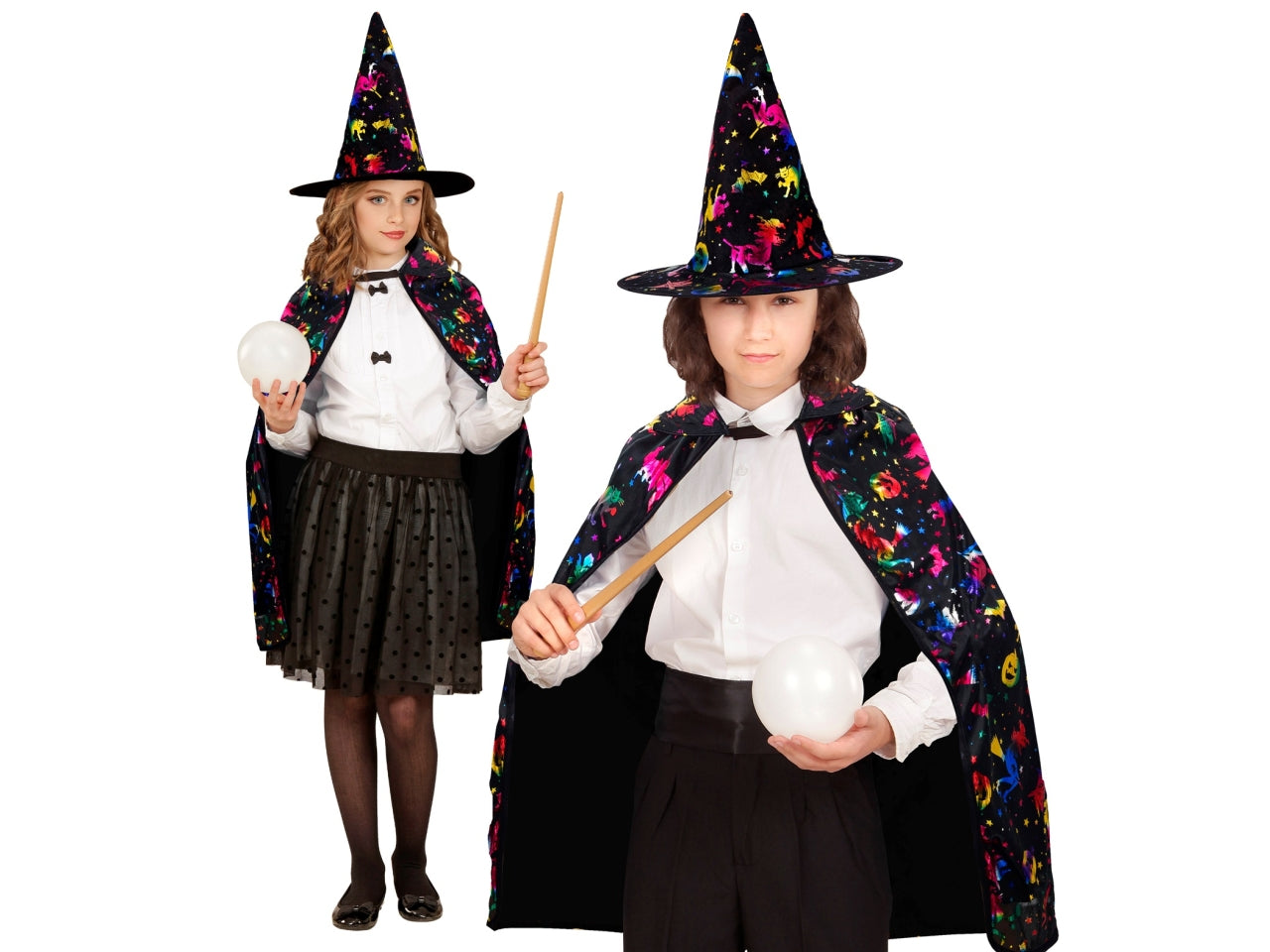 Set da mago - il set comprende mantello e cappello - misura 70cm