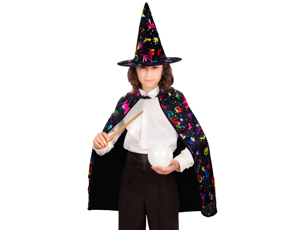 Set da mago - il set comprende mantello e cappello - misura 70cm