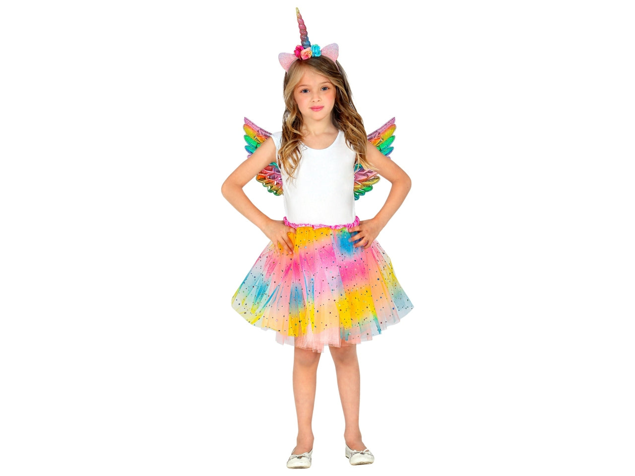 Costume da unicorno - il costume comprende tutu, ali e copricapo