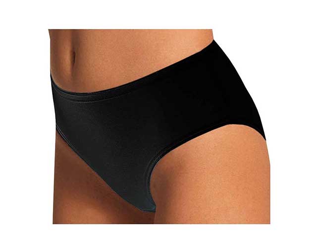 Cotonella slip donna 3 pezzi tg.4 nero
