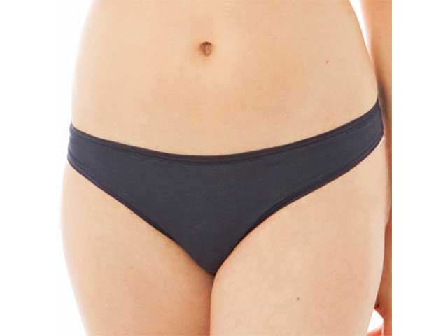 Cotonella slip donna 3 pezzi tg.2 nero