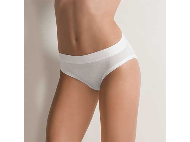 Cotonella slip donna 3 pezzi tg.4 bianco