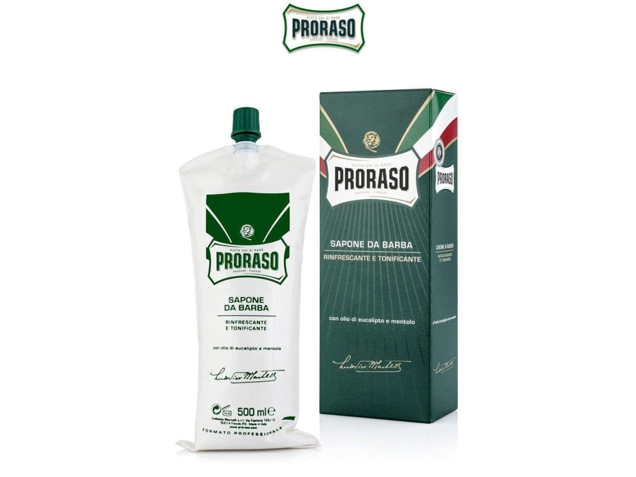 Proraso sapone da barba rinfrescante 500ml$