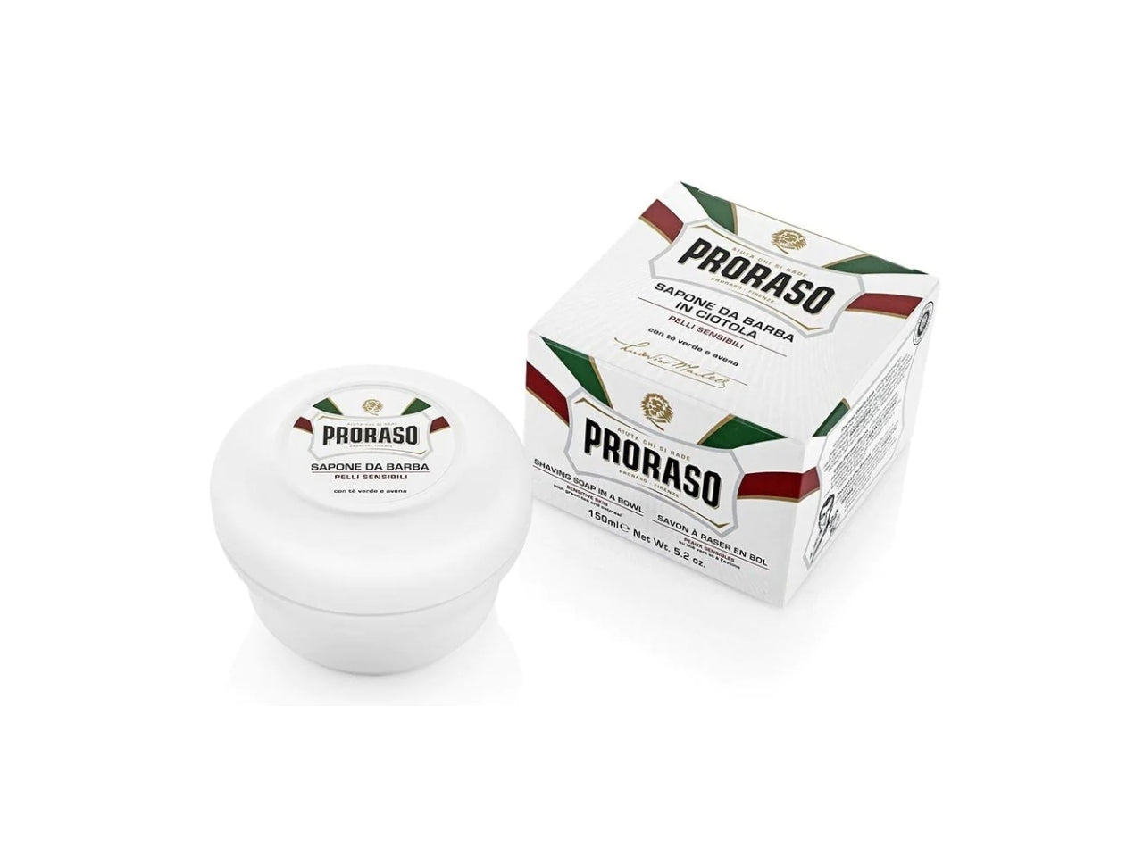 Proraso sapone da barba in ciotola per pelli sensibili 150ml$