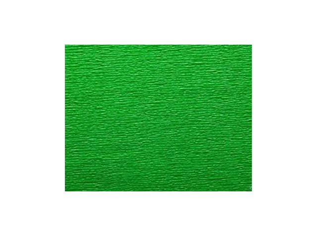 Carta crespa colorata in colore verde 50X250cm