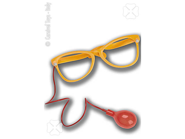 Occhiali giganti con spruzzo