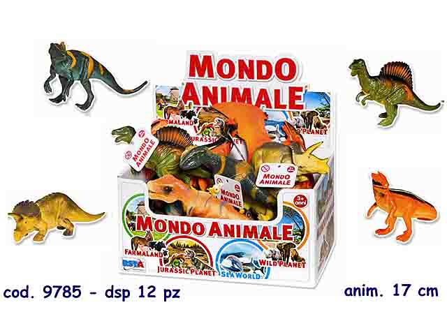 Animali dinosauro 17cm 9785