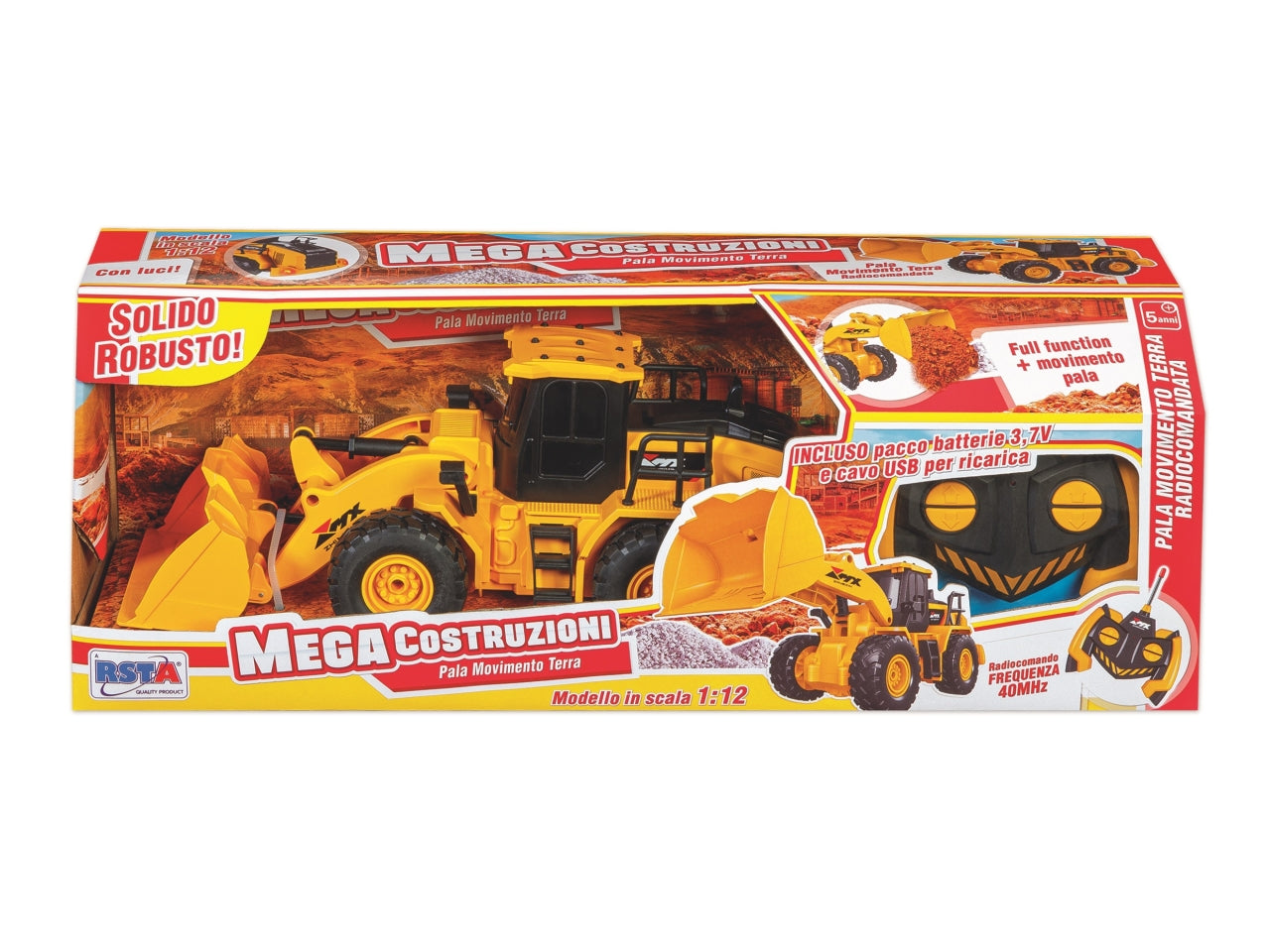 Pala movimento terra radiocomandata