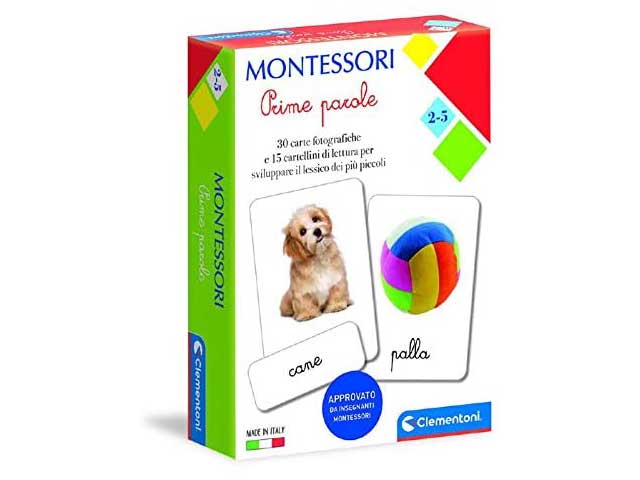 Sapientino Carte Prime Parole Montessori Gioco Educativo - Clementoni