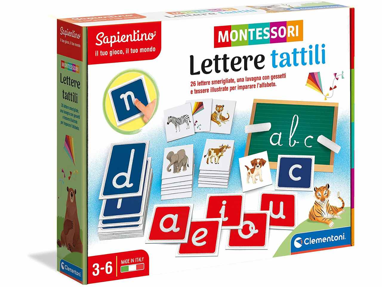 Montessori  lettere tattili 16358