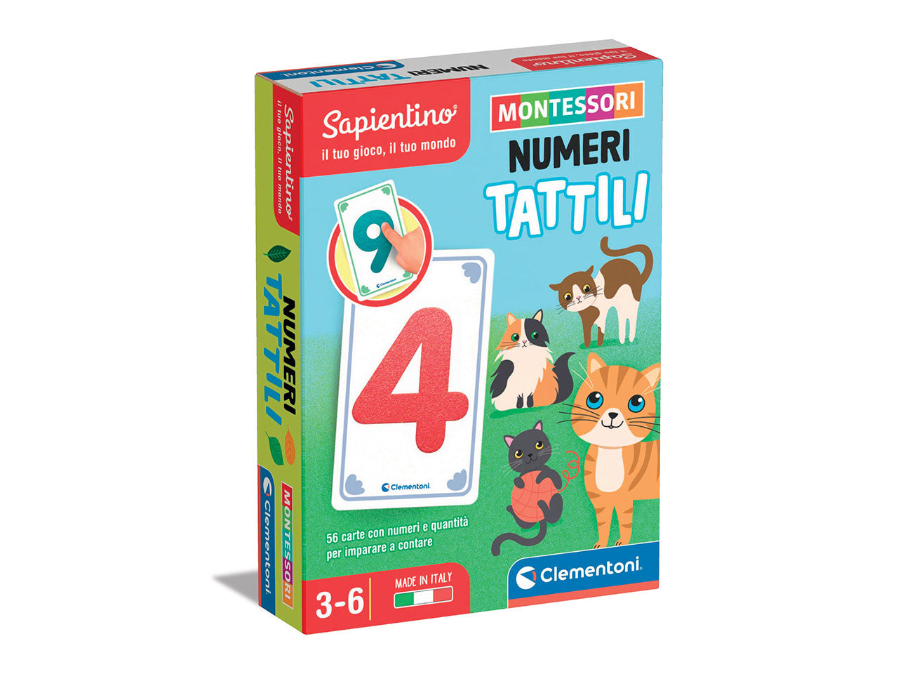 Sapientino Carte Numeri Tattili - Clementoni