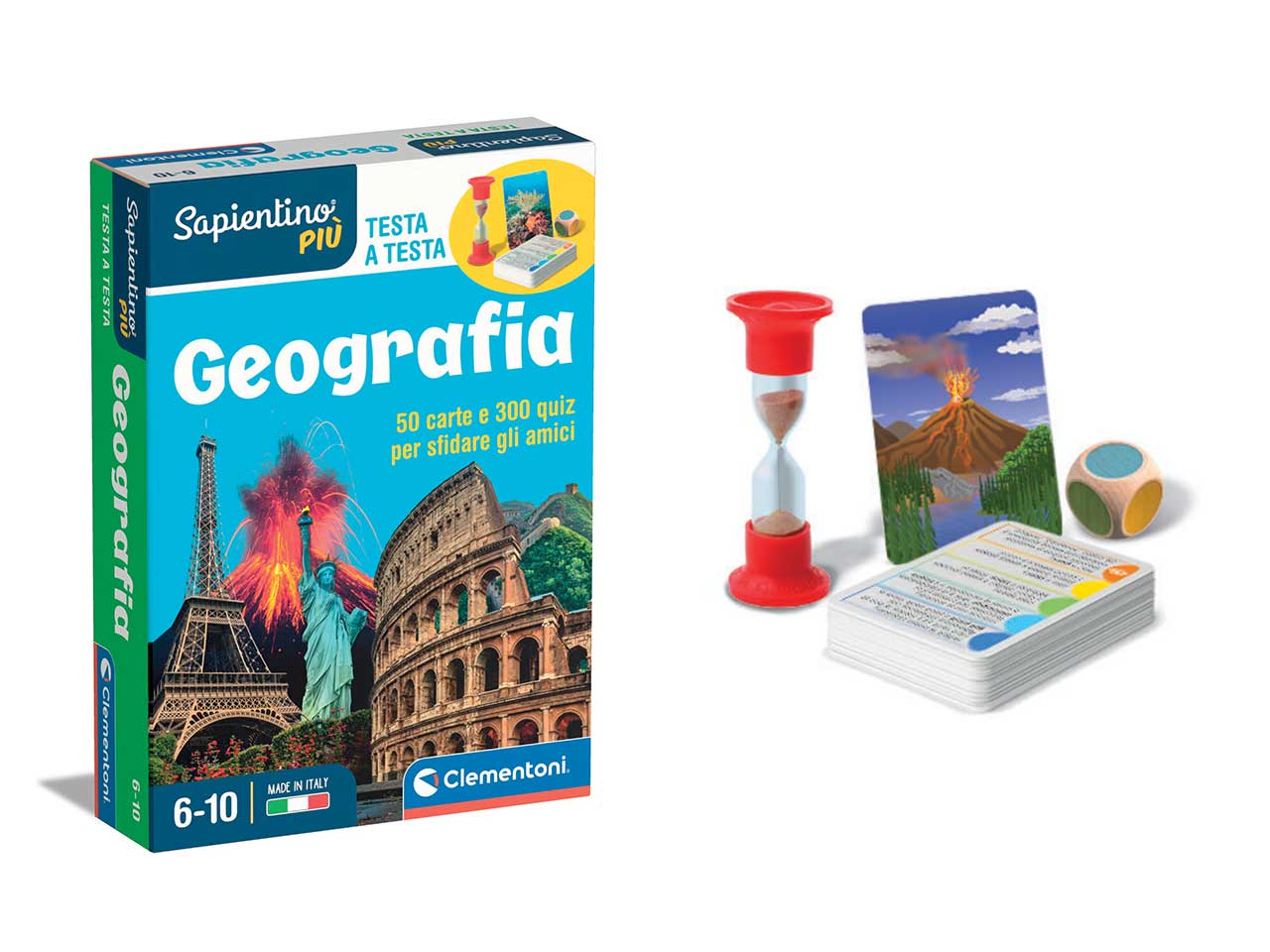 Sapientino Testa Quiz Geografia - Clementoni