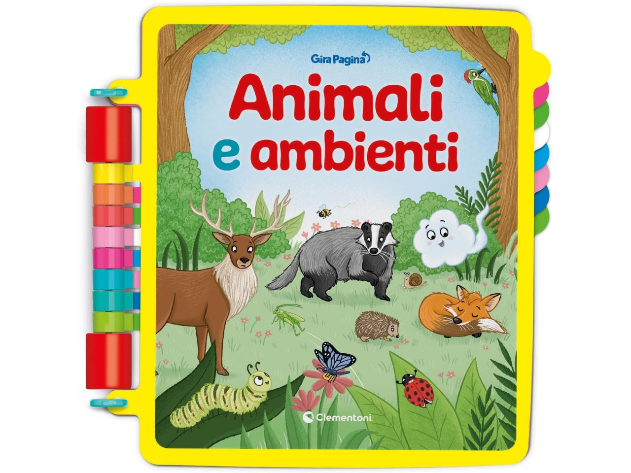 Clementoni racconta storie gira pagina libro animali e ambienti