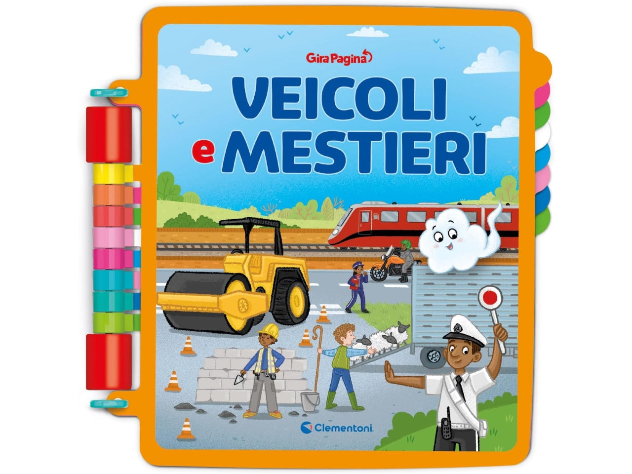 Sapientino Girapagina, Veicoli E Mestieri Libro Educativo - Clementoni