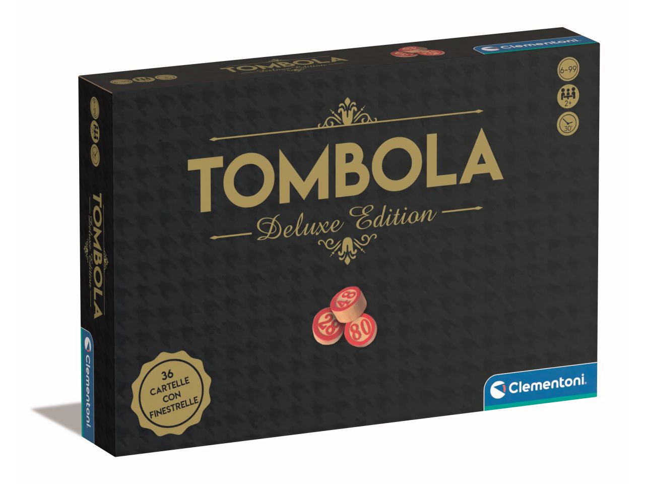 Tombola Deluxe Tavolo Gioco di società per tutta la famiglia - Clementoni