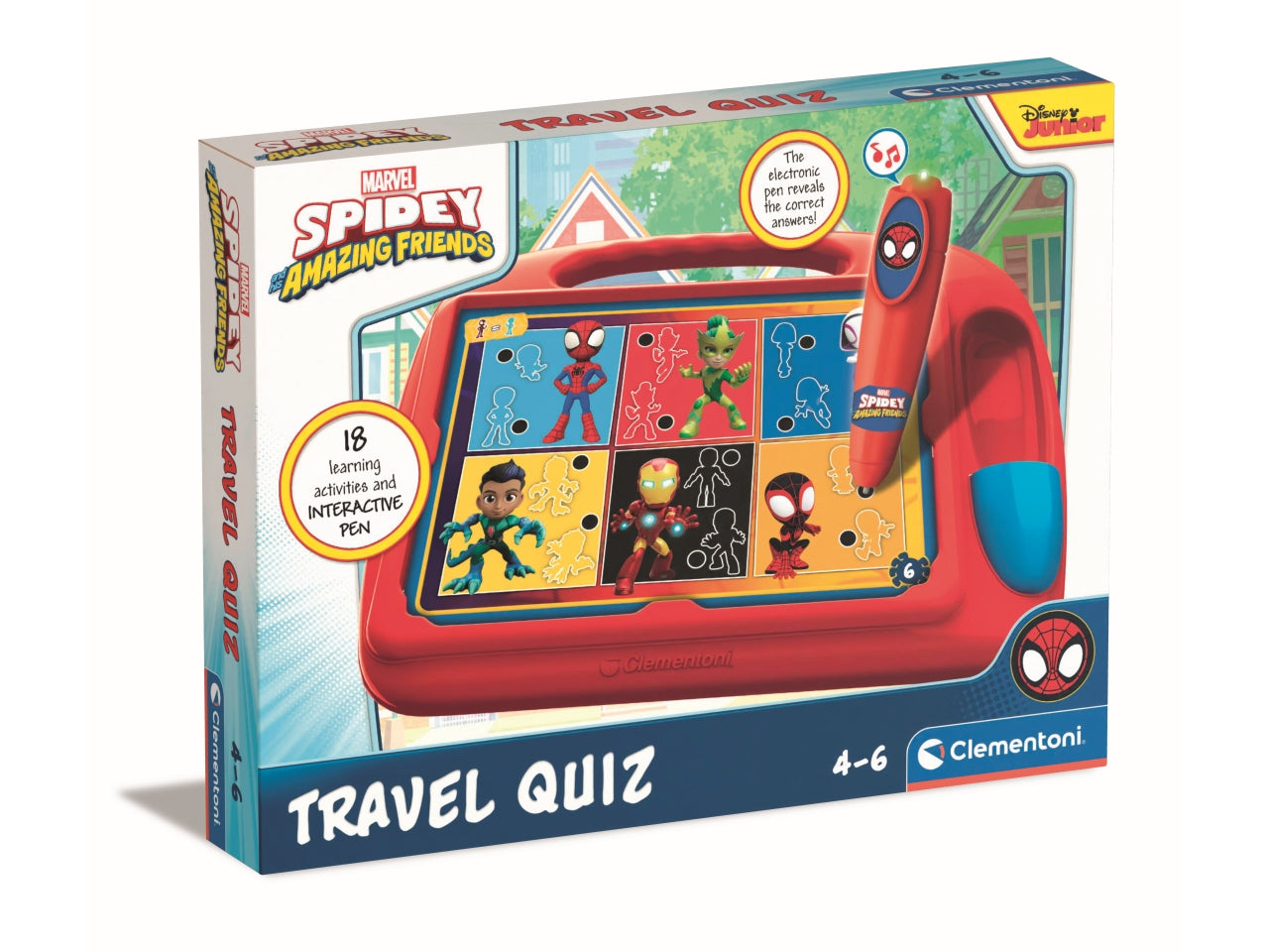 Sapientino spidey travel quiz