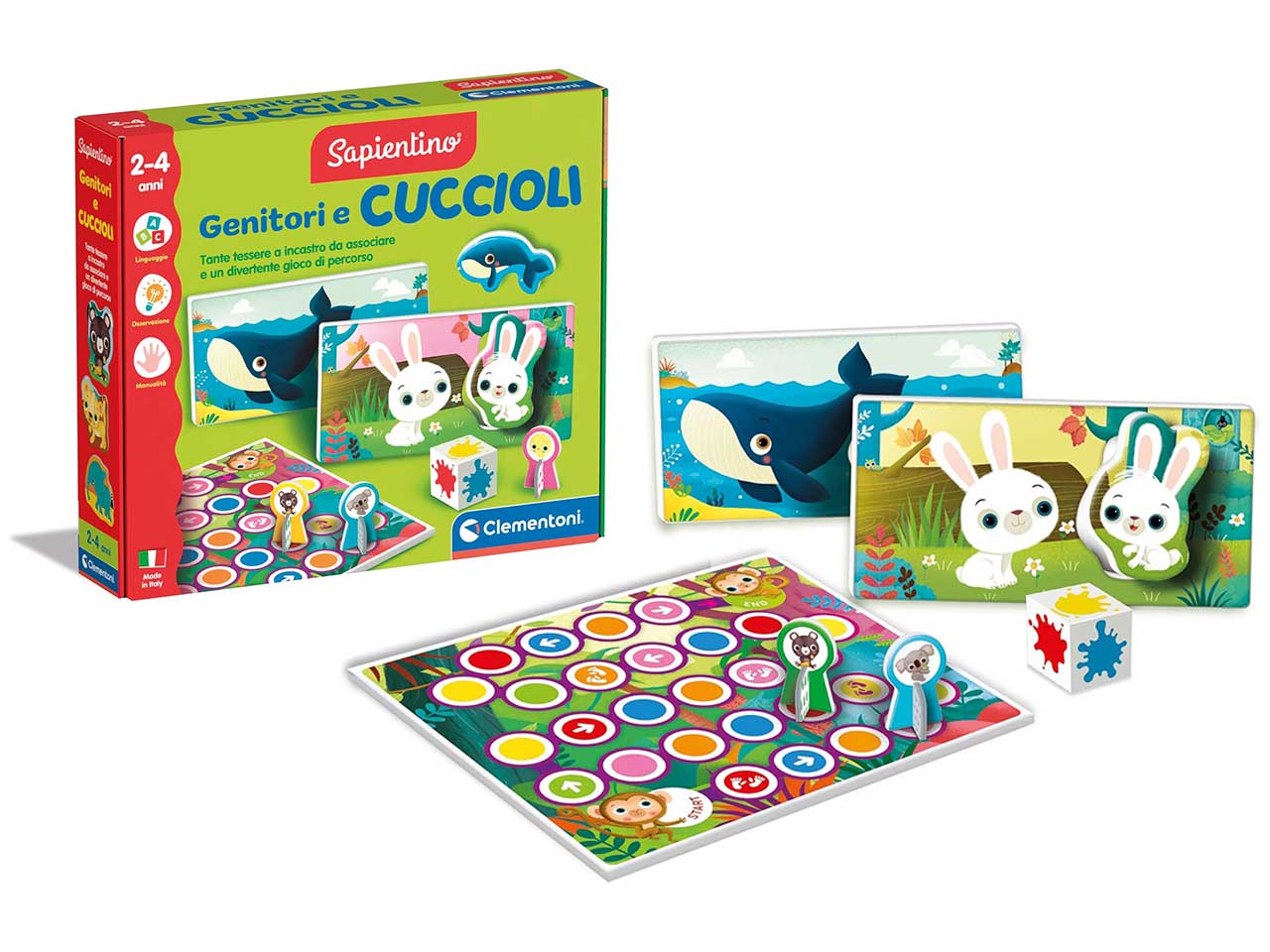 Giochi Sapientino Genitori E Cuccioli - Clementoni